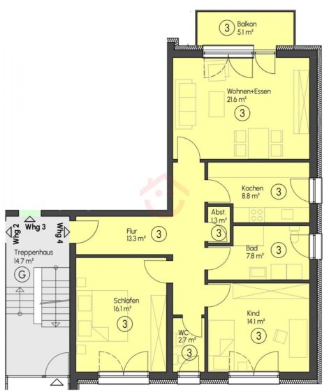 Grundriss EG Wohnung